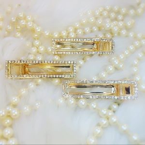 Classic diamond hair clip